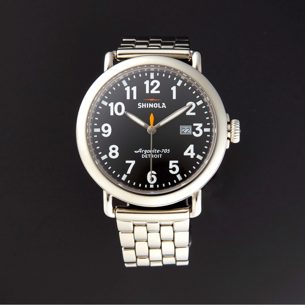 Extremely Rare Black face 41mm Shinola Argonite-705 ladie’s watch